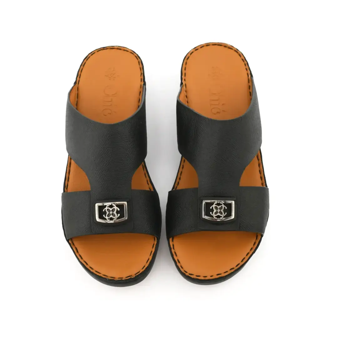 Saffiano Leather Arabic Slippers